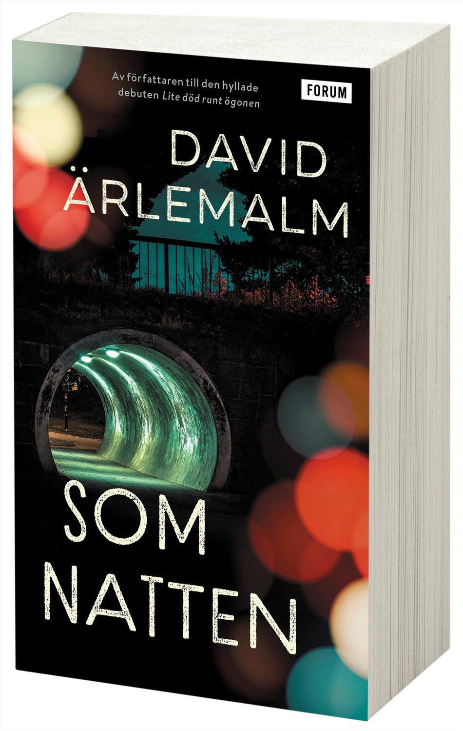 Valokuva kirjasta David Ärlemalm Som natten, kuuluu tuoteryhmään Ruots kaunokirjat.