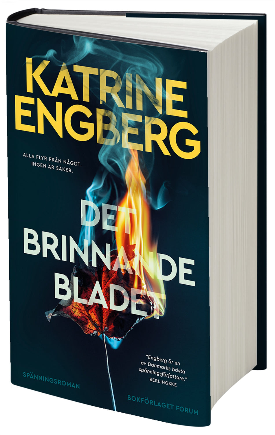 Valokuva kirjasta Katrine Engberg Det brinnande bladet, kuuluu tuoteryhmään Ruots kaunokirjat.