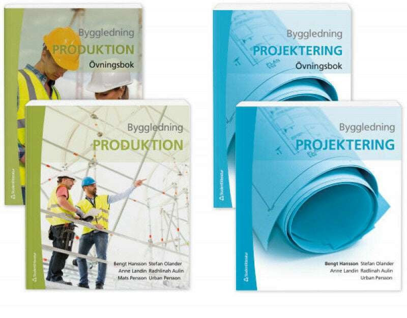 Valokuva kirjasta Bengt Hansson / Stefan Olander / Anne Landin / Radhlinah Aulin / Mats Persson / Urban Persson Byggledning : projektering och produktion med övningar (paket), kuuluu tuoteryhmään Ruots muu tieto.