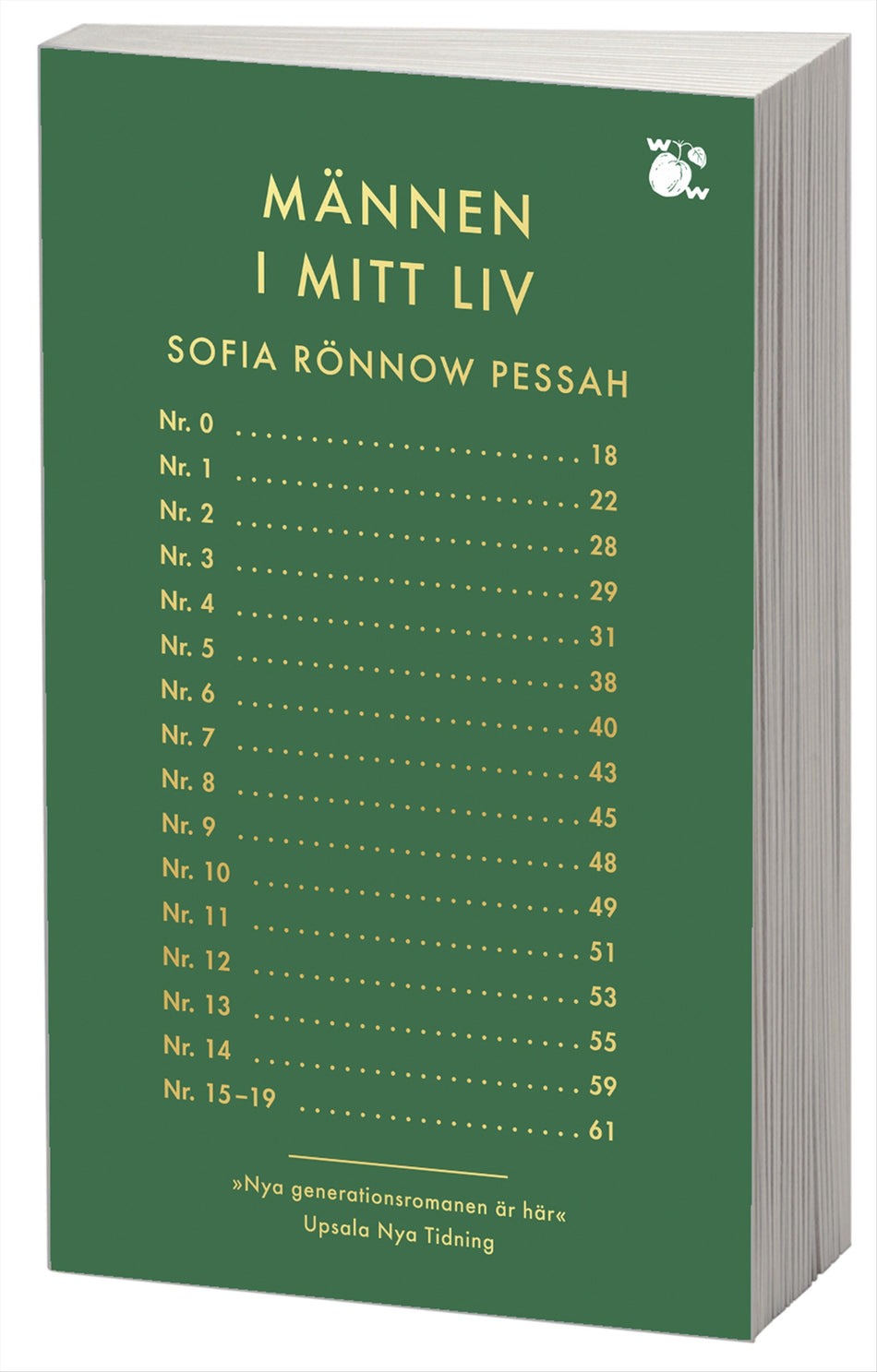 Valokuva kirjasta Sofia Rönnow Pessah Männen i mitt liv, kuuluu tuoteryhmään Ruots kaunokirjat.