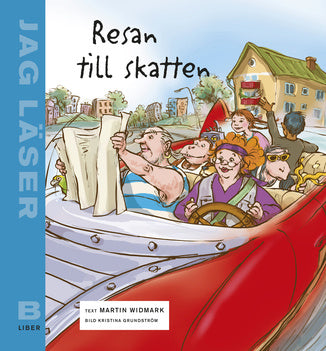 Valokuva kirjasta Martin Widmark Jag läser B Resan till skatten, kuuluu tuoteryhmään Ruots lapset nuoret ja sarjakuvat.