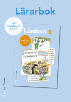 Valokuva kirjasta Maj J Örtendal Läsinlärning i 7 steg Läsebok 3 Lärarbok, kuuluu tuoteryhmään Ruots muu tieto.