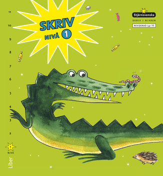 Valokuva kirjasta Åsa Andersson / Marie Kiovsky Stjärnsvenska Skriv i nivåer 01, kuuluu tuoteryhmään Ruots lapset nuoret ja sarjakuvat.