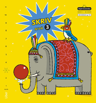 Valokuva kirjasta Åsa Andersson / Marie Kiovsky Stjärnsvenska Skriv i nivåer 03, kuuluu tuoteryhmään Ruots lapset nuoret ja sarjakuvat.