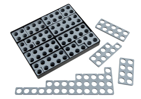 Numicon Talblock gråa, box med 80 stycken