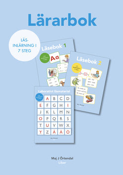 Valokuva kirjasta Maj J Örtendal Läsinlärning i 7 steg Lärarbok 1-2, kuuluu tuoteryhmään Ruots muu tieto.