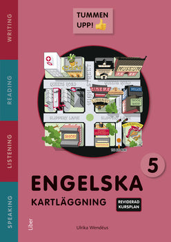 Valokuva kirjasta Ulrika Wendéus Tummen upp! Engelska kartläggning åk 5, kuuluu tuoteryhmään Ruots lapset nuoret ja sarjakuvat.