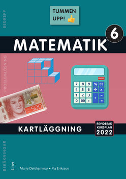 Valokuva kirjasta Pia Eriksson / Marie Delshammar Tummen upp! Matematik kartläggning åk 6, kuuluu tuoteryhmään Ruots lapset nuoret ja sarjakuvat.