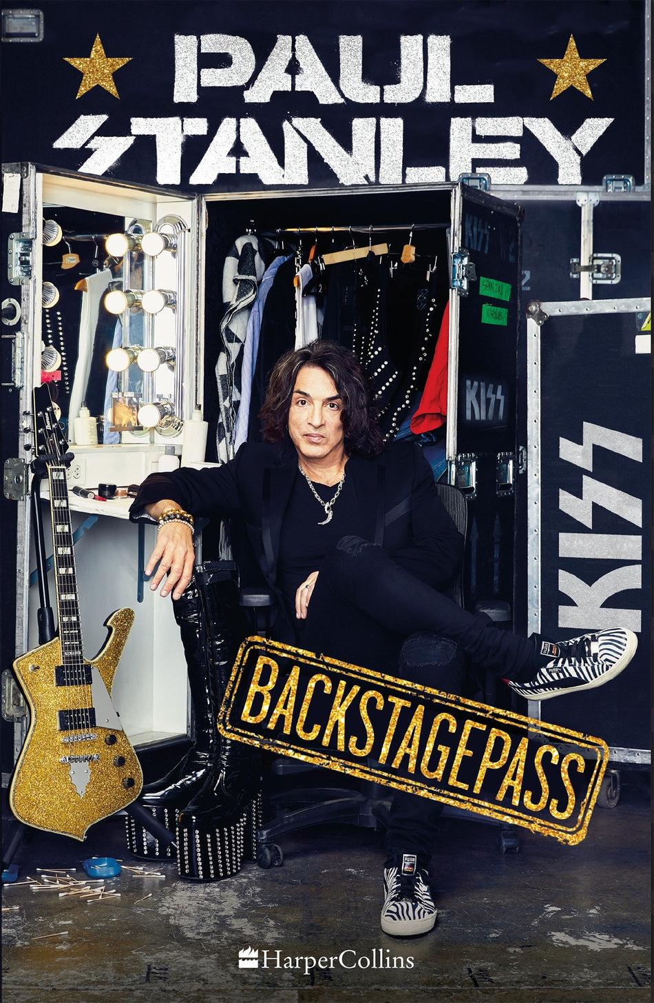 Valokuva kirjasta Paul Stanley Backstagepass, kuuluu tuoteryhmään Ruots muu tieto.