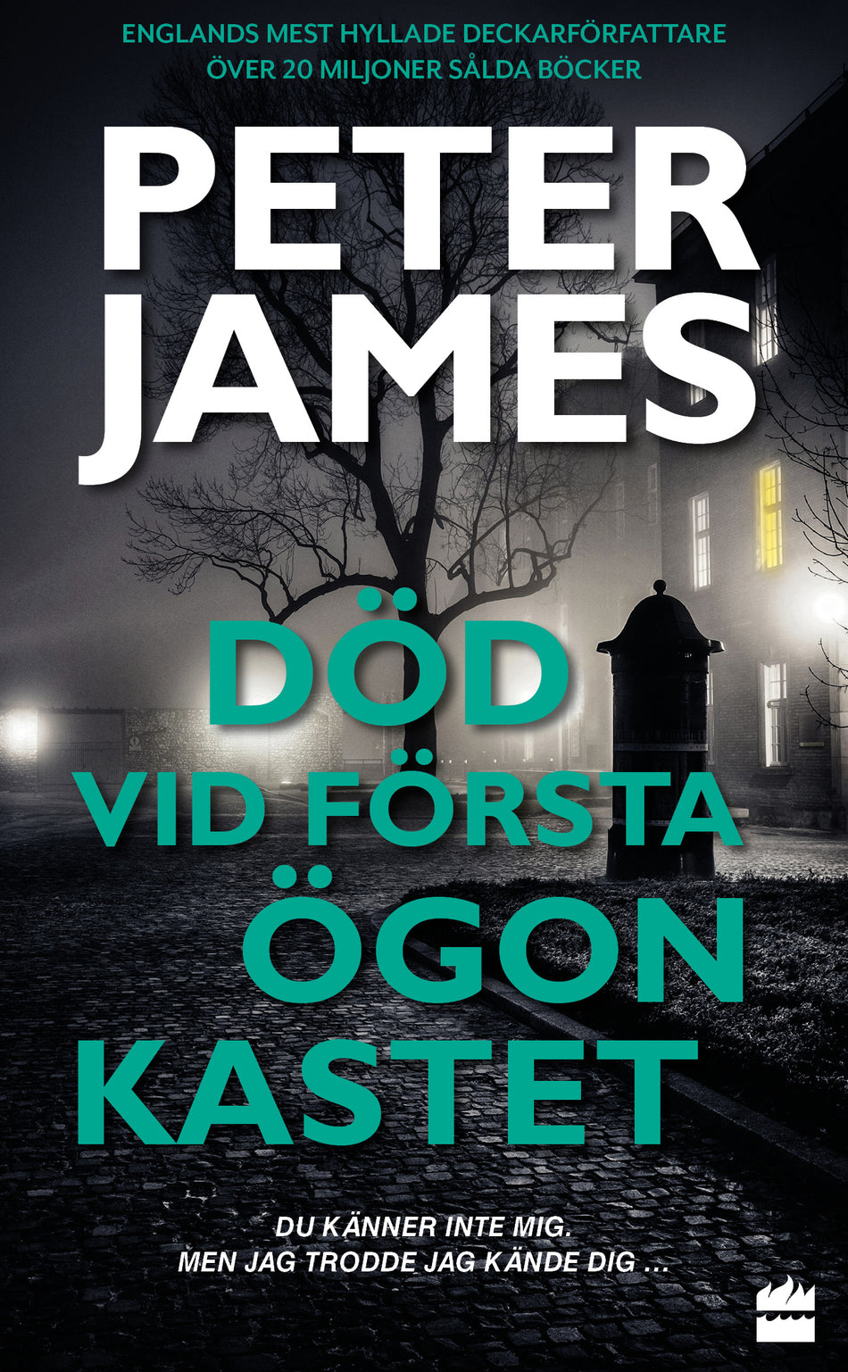 Valokuva kirjasta Peter James Död vid första ögonkastet, kuuluu tuoteryhmään Ruotsalaiset pokkarit.