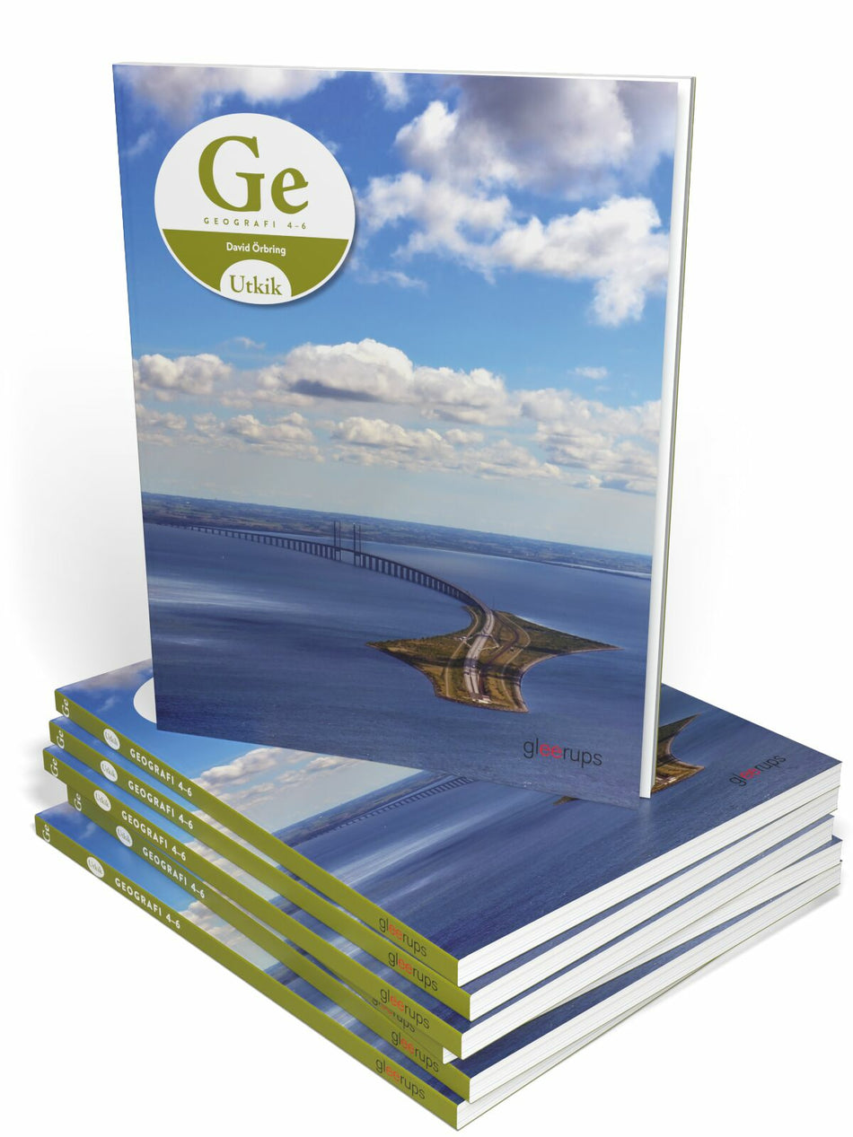 Valokuva kirjasta David Örbring Utkik 4-6 Geografi, 2:a upplagan, 10 ex, kuuluu tuoteryhmään Ruots lapset nuoret ja sarjakuvat.
