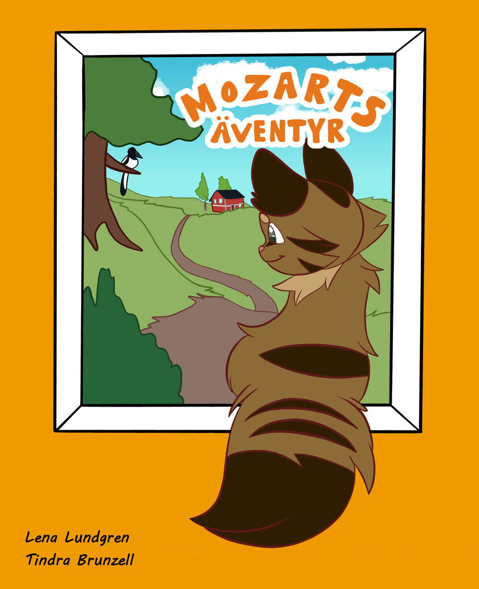 Valokuva kirjasta Lena Lundgren Mozarts äventyr, kuuluu tuoteryhmään Ruots lapset nuoret ja sarjakuvat.