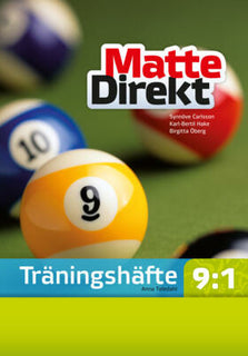 Matte Direkt Träningshäfte 9:1 (5-pack)