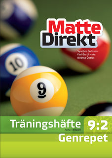 Matte Direkt Träningshäfte 9:2 (5-pack)