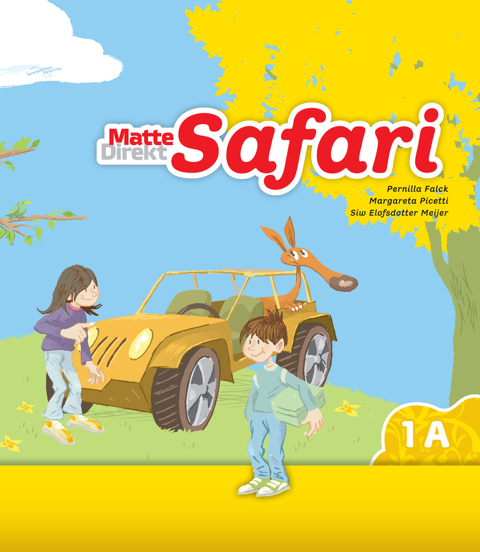 Valokuva kirjasta Margareta Picetti / Pernilla Falck / Siw Elofsdotter Meijer Matte Direkt Safari 1A Elevbok, kuuluu tuoteryhmään Ruots lapset nuoret ja sarjakuvat.
