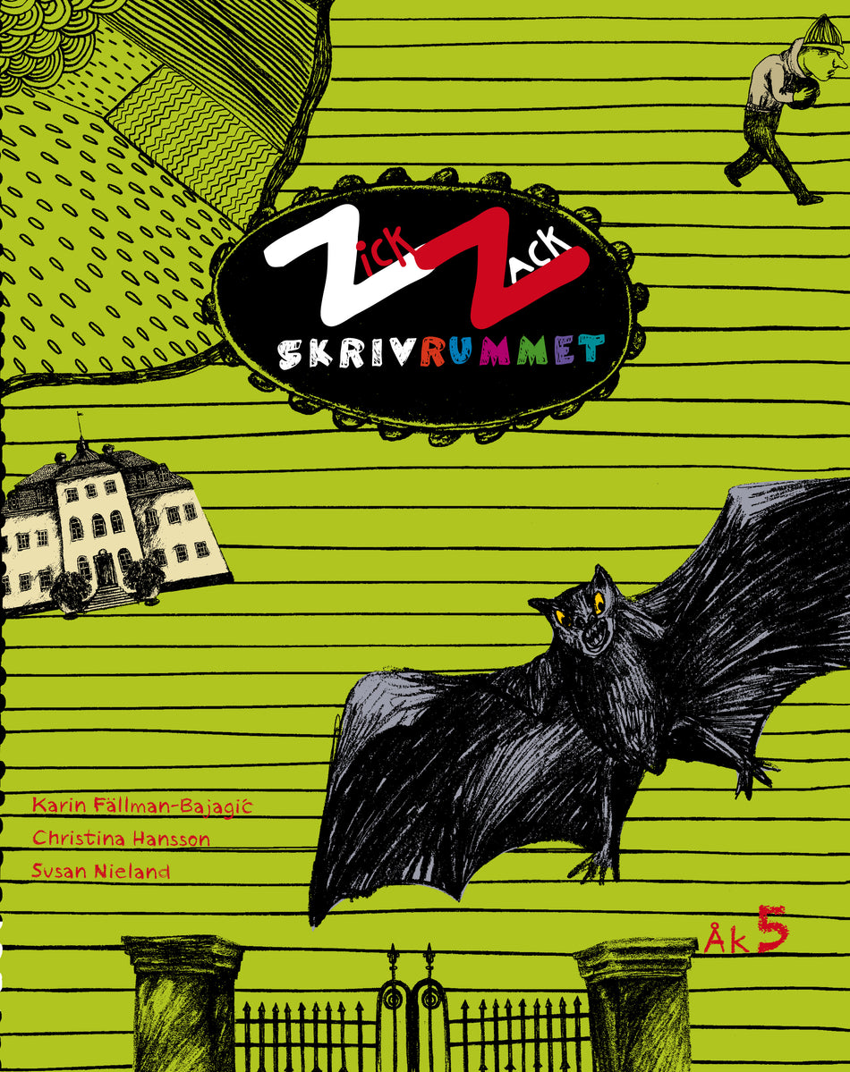 Valokuva kirjasta Karin Fällman-Bajagic / Susan Nieland / Christina Hansson ZickZack 5 Skrivrummet Övningsbok, kuuluu tuoteryhmään Ruots lapset nuoret ja sarjakuvat.