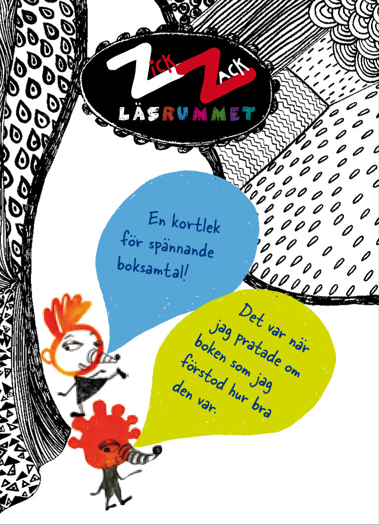 Valokuva kirjasta Pernilla Lundenmark / Anna Modigh Zick Zack Boksamtalskortlek (5-pack), kuuluu tuoteryhmään Ruots lapset nuoret ja sarjakuvat.