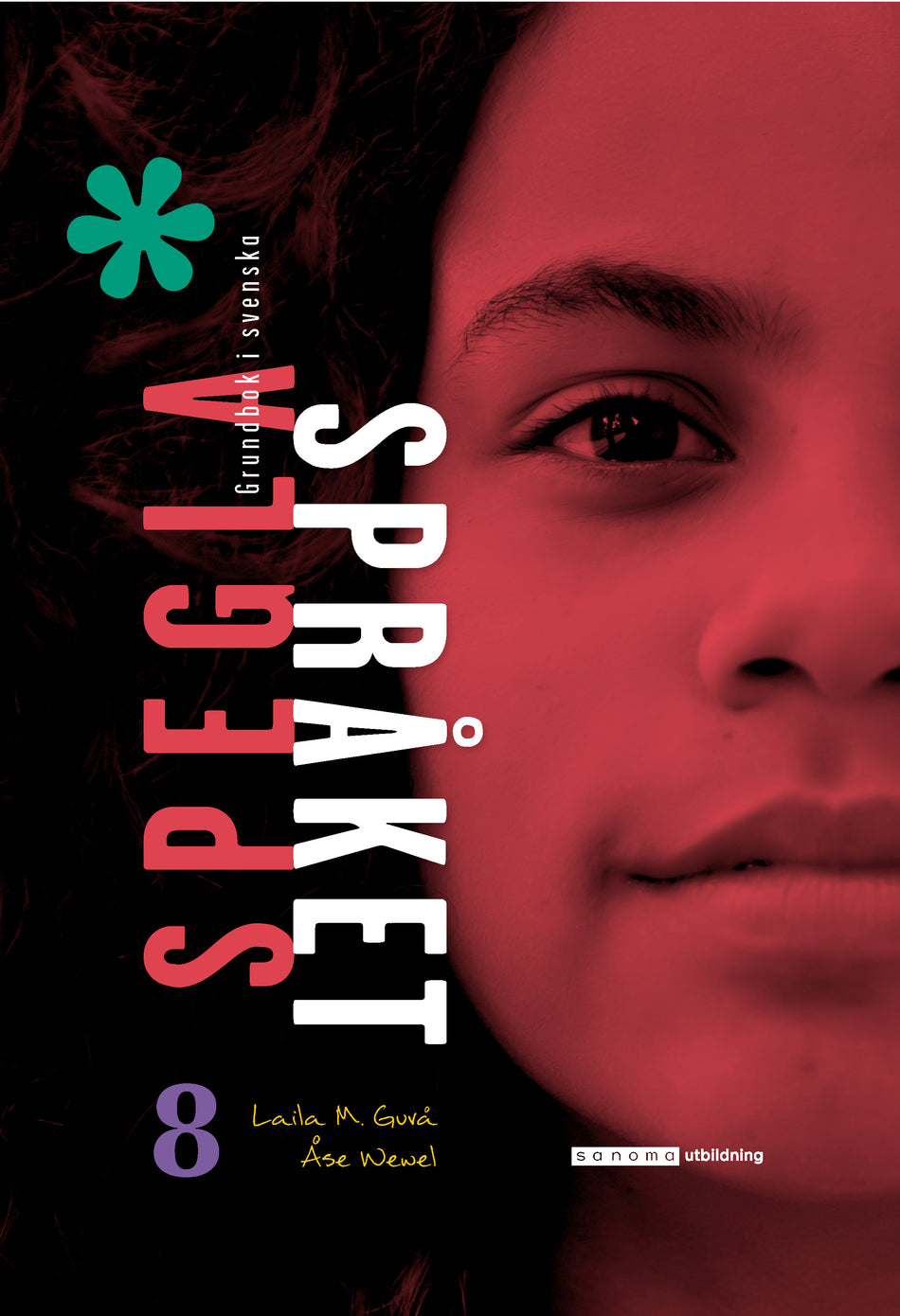 Valokuva kirjasta Laila M Guvå / Åse Wewel Spegla språket åk 8 Grundbok, kuuluu tuoteryhmään Ruots lapset nuoret ja sarjakuvat.