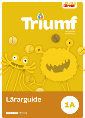 Valokuva kirjasta Karin Bergwik / Pernilla Falck Matte Direkt Triumf 1A Lärarguide, kuuluu tuoteryhmään Ruots lapset nuoret ja sarjakuvat.