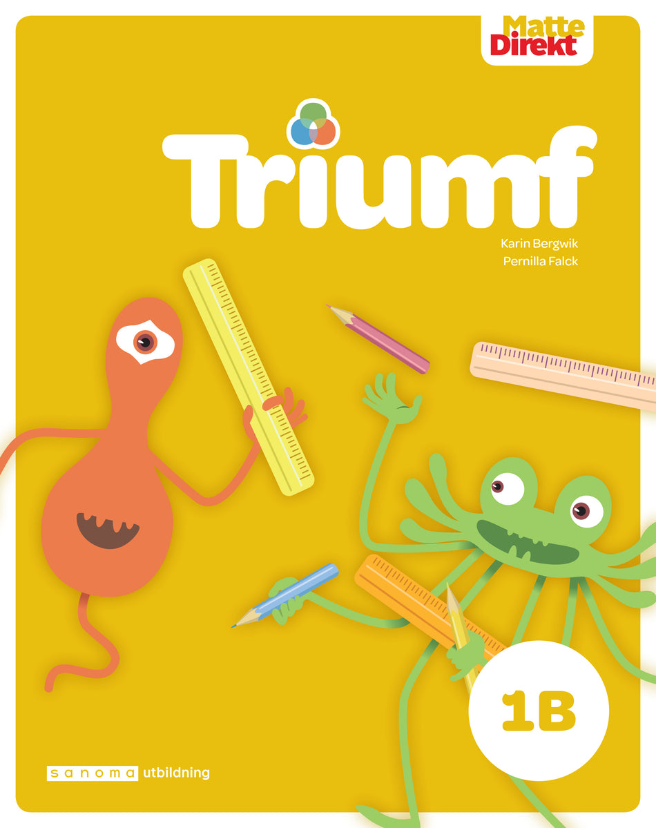 Valokuva kirjasta Karin Bergwik / Pernilla Falck Matte Direkt Triumf 1B Elevbok grön, kuuluu tuoteryhmään Ruots lapset nuoret ja sarjakuvat.
