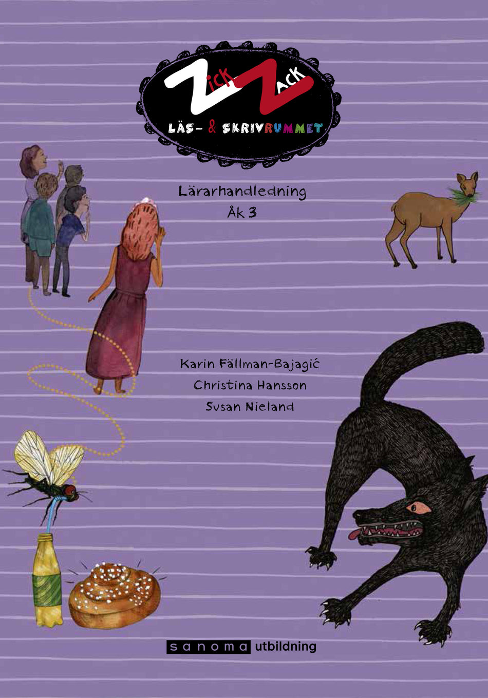 Valokuva kirjasta Karin Fällman-Bajagic / Christina Hansson / Susan Nieland ZickZack 3 Lärarhandledning, kuuluu tuoteryhmään Ruots lapset nuoret ja sarjakuvat.