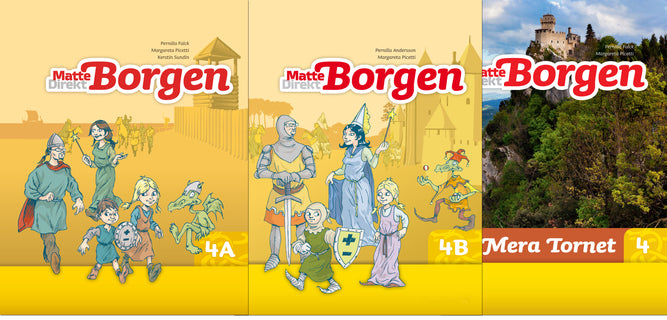 Matte Direkt Borgen 4 (Grundbok A+B, Mera Tornet)