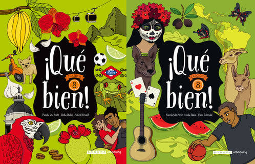 Qué bien 8 Elevpaket (Textbok + Övningsbok)