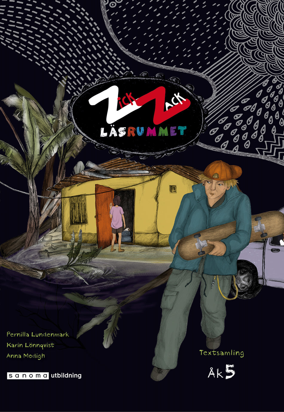 Valokuva kirjasta Pernilla Lundenmark / Anna Modigh / Karin Lönnqvist ZickZack 5 Läsrummet Textsamling, version 2, kuuluu tuoteryhmään Ruots lapset nuoret ja sarjakuvat.