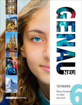Valokuva kirjasta Monica Gustafsson / Urs Göbel / Hans Sölch Genau Neu 6 Textboken, kuuluu tuoteryhmään Ruots lapset nuoret ja sarjakuvat.