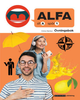 Valokuva kirjasta Cinna Alenius Alfa sfi A spår 1 Övningsbok, kuuluu tuoteryhmään Ruots lapset nuoret ja sarjakuvat.