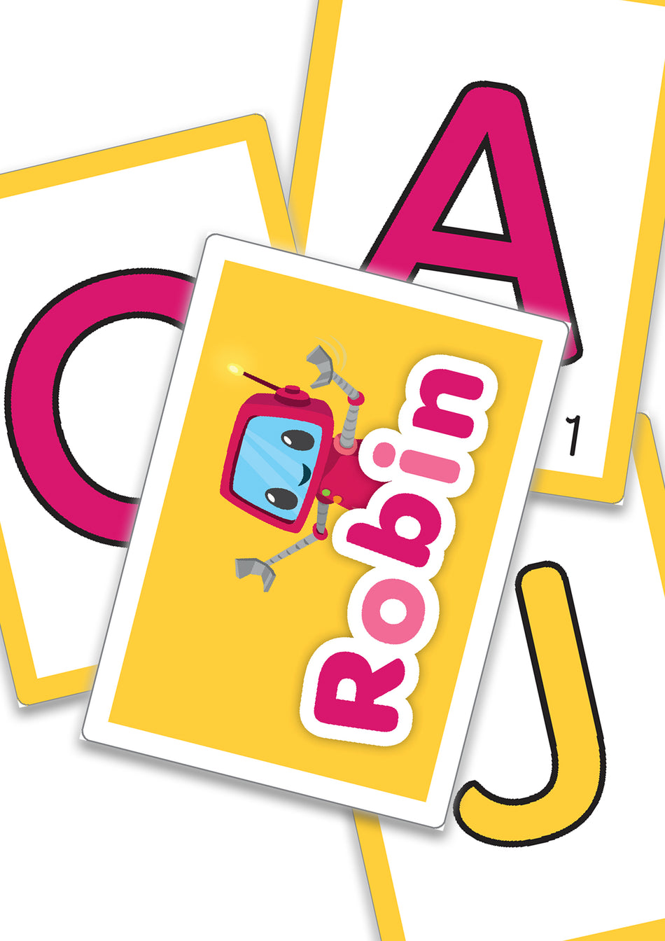 Valokuva kirjasta  Robin kortlek Bokstavsspel (5-pack), kuuluu tuoteryhmään Ruots harrasteet taide.