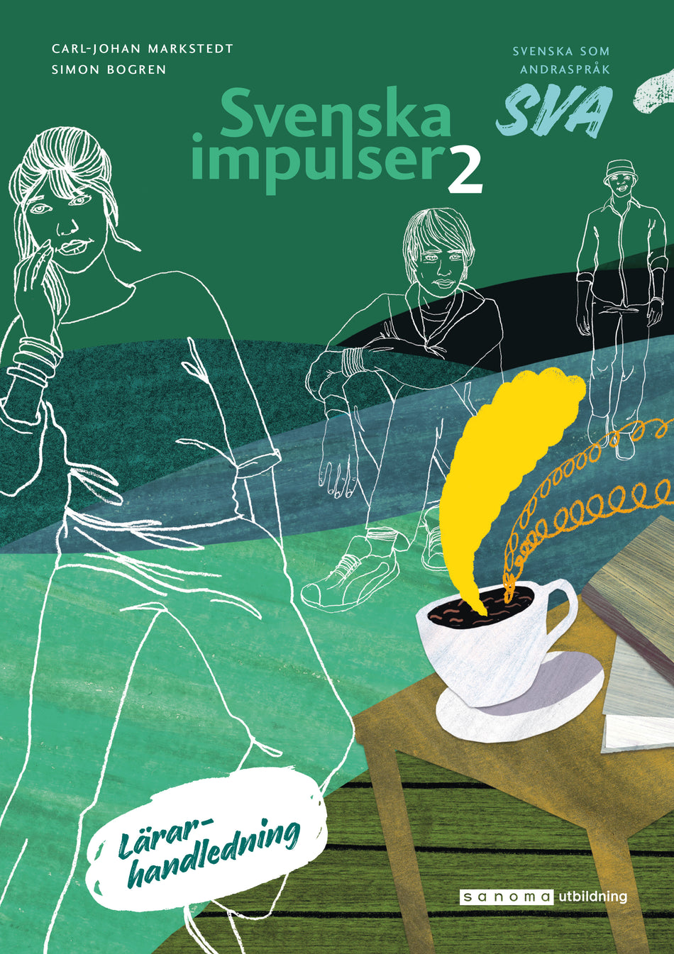 Valokuva kirjasta Carl-Johan Markstedt / Simon Bogren Svenska impulser 2 Svenska som andraspråk Lärarhandledning, kuuluu tuoteryhmään Ruots lapset nuoret ja sarjakuvat.