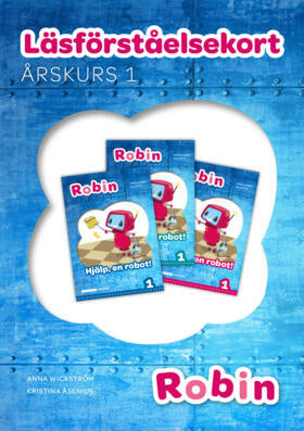 Valokuva kirjasta Anna Wickström / Kristina Åsenius Robin åk 1 Läsförståelsekort, kuuluu tuoteryhmään Ruots lapset nuoret ja sarjakuvat.