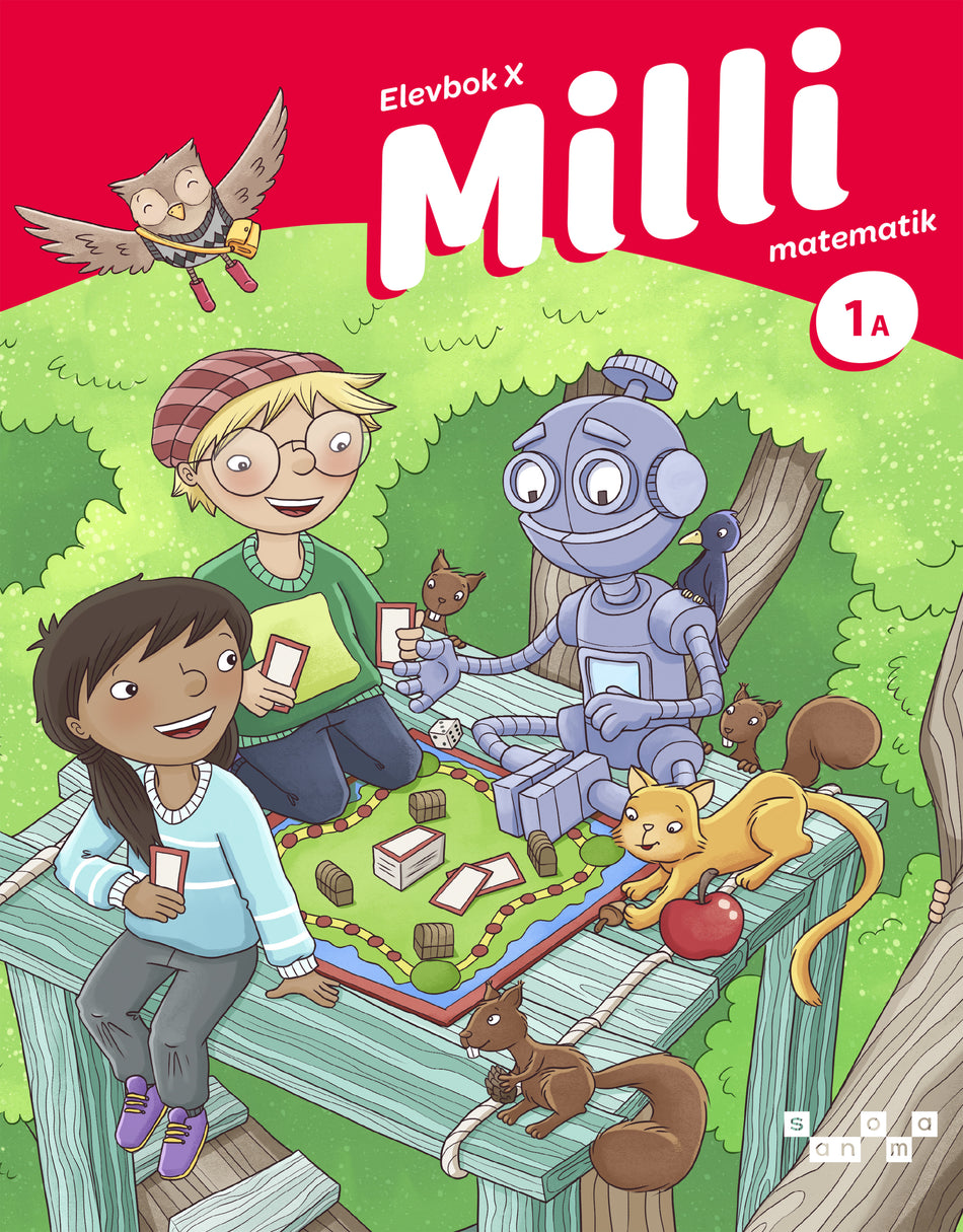 Valokuva kirjasta Anita Ristamäki / Kaija Häkkinen / Terhi Kaleva / Marjo Similä / Liisa Sohlman Milli matematik 1A Elevbok X (extra stödjande), kuuluu tuoteryhmään Ruots lapset nuoret ja sarjakuvat.