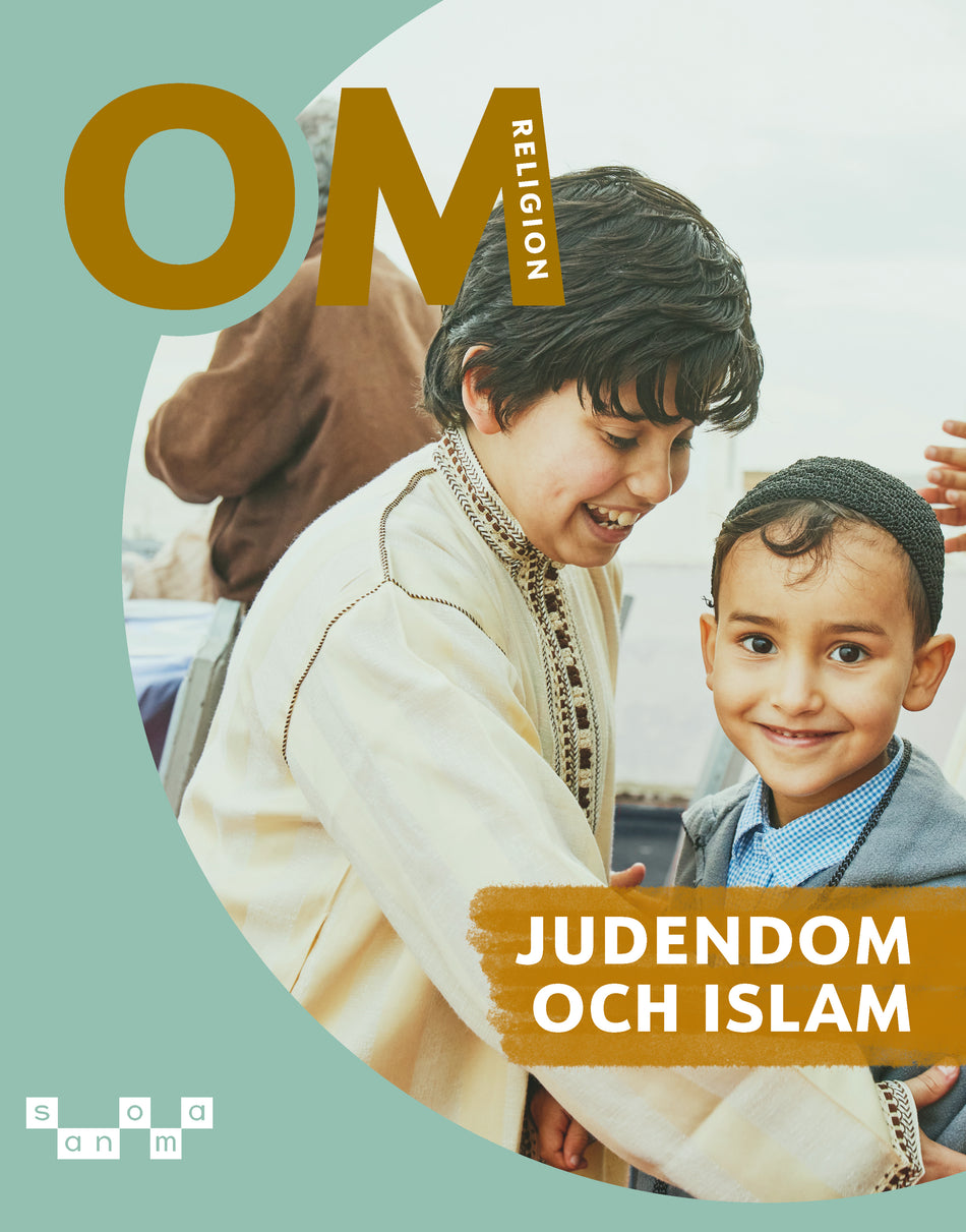 Valokuva kirjasta Fredrik Ahlén / Johan Broman / Karin Franzén Boger / Charlotta Turegård Granath OM Religion - Judendom och Islam, kuuluu tuoteryhmään Ruots lapset nuoret ja sarjakuvat.