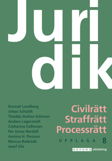 Juridik - Civilrätt, straffrätt, processrätt, upplaga 8