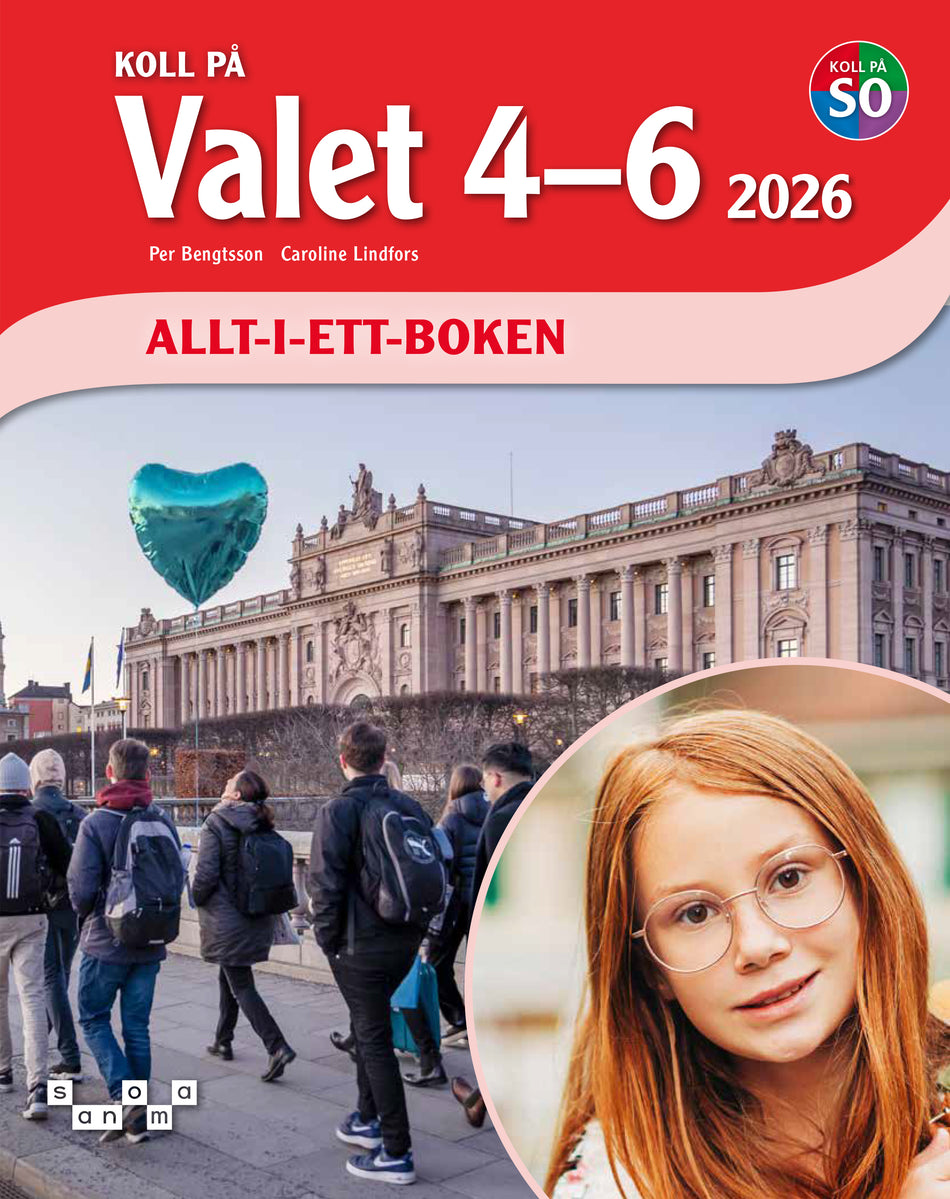 Valokuva kirjasta Per Bengtsson / Caroline Lindfors Koll på Valet 2026, kuuluu tuoteryhmään Ruots lapset nuoret ja sarjakuvat.