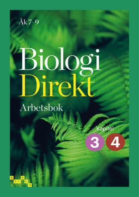 Valokuva kirjasta Lars Erik Andersson Biologi Direkt Arbetsbok, kapitel 3-4 (5-pack), kuuluu tuoteryhmään Ruots lapset nuoret ja sarjakuvat.