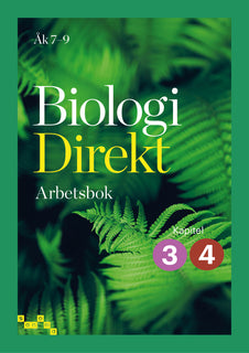 Biologi Direkt Arbetsbok, kapitel 3-4 (5-pack)