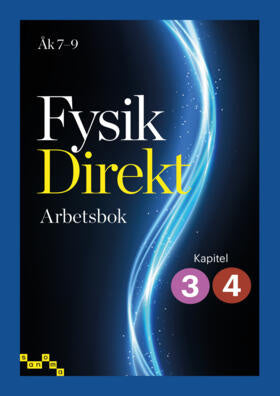 Valokuva kirjasta Conny Welén Fysik Direkt Arbetsbok, kapitel 3-4 (5-pack), kuuluu tuoteryhmään Ruots muu tieto.