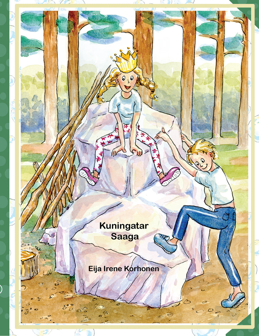Valokuva kirjasta Eija I. Korhonen Kuningatar Saaga, kuuluu tuoteryhmään Ruots lapset nuoret ja sarjakuvat.