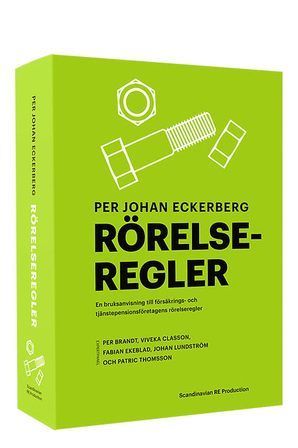 Valokuva kirjasta Per Johan Eckerberg Rörelseregler : en bruksanvisning till försäkrings- och tjänstepensionsföretagens rörelseregler, kuuluu tuoteryhmään Ruots muu tieto.