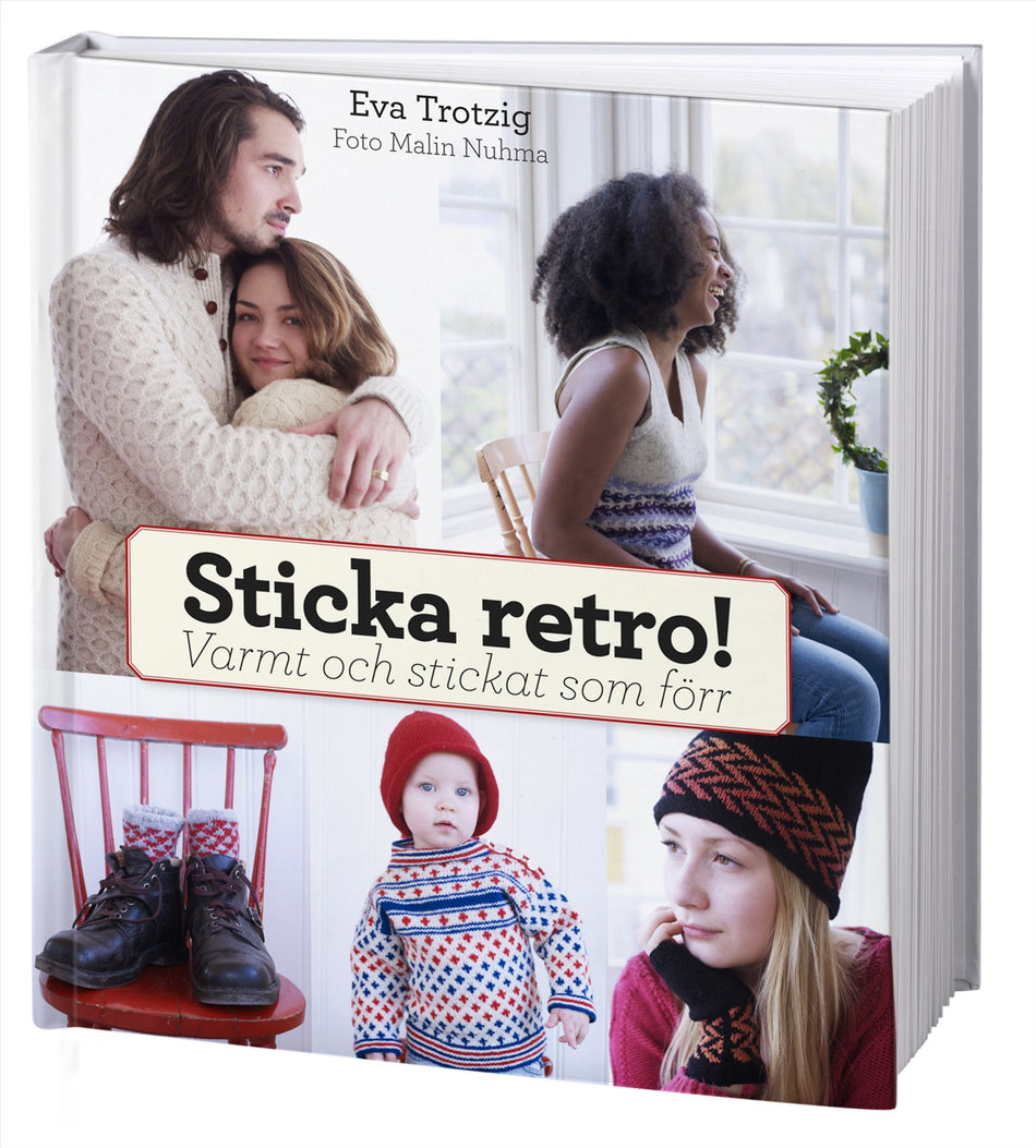 Valokuva kirjasta Eva Trotzig Sticka retro! : varmt och stickat som förr, kuuluu tuoteryhmään Ruots harrasteet taide.