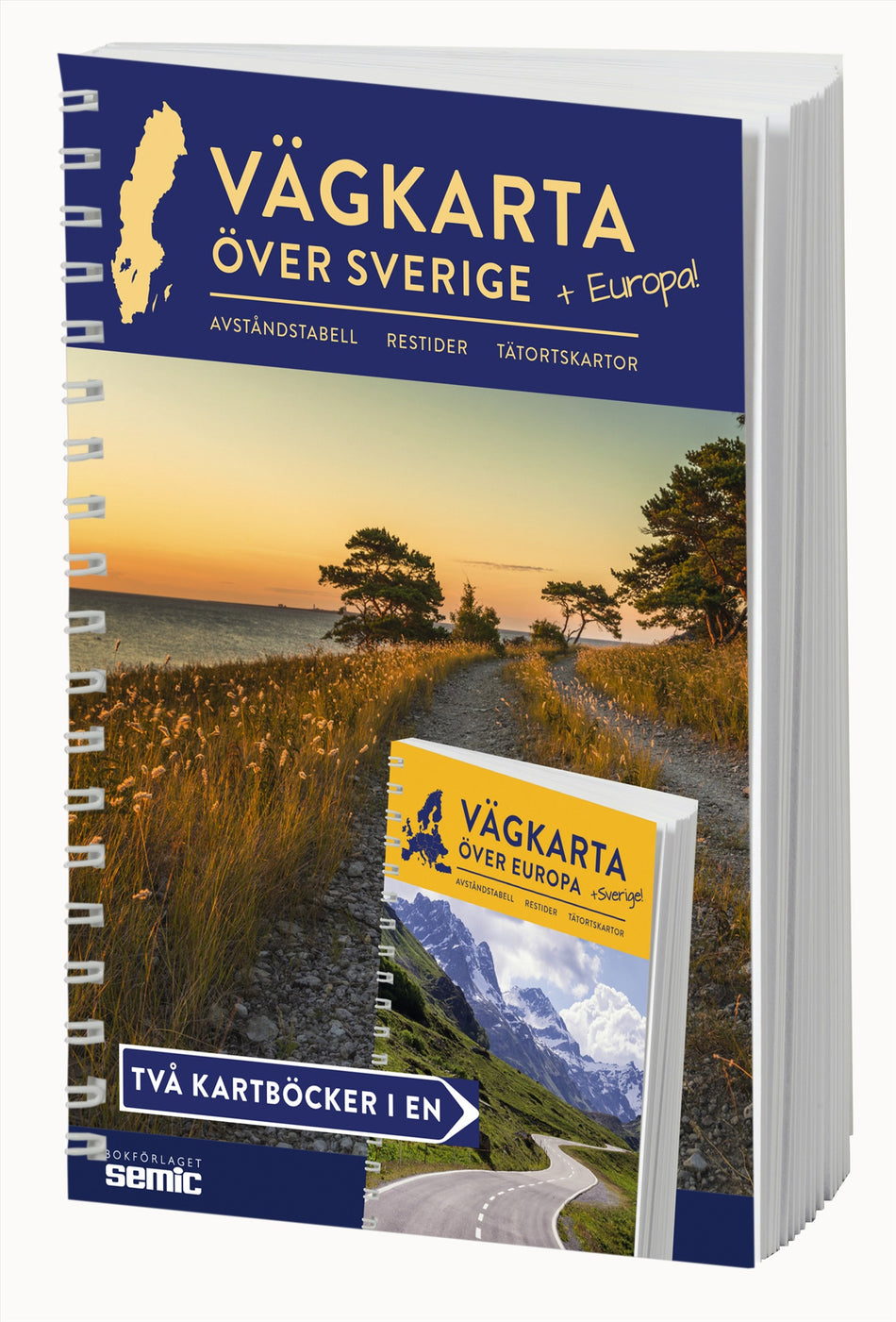 Valokuva kirjasta  Vägkarta över Sverige + Europa, kuuluu tuoteryhmään Ruots harrasteet taide.