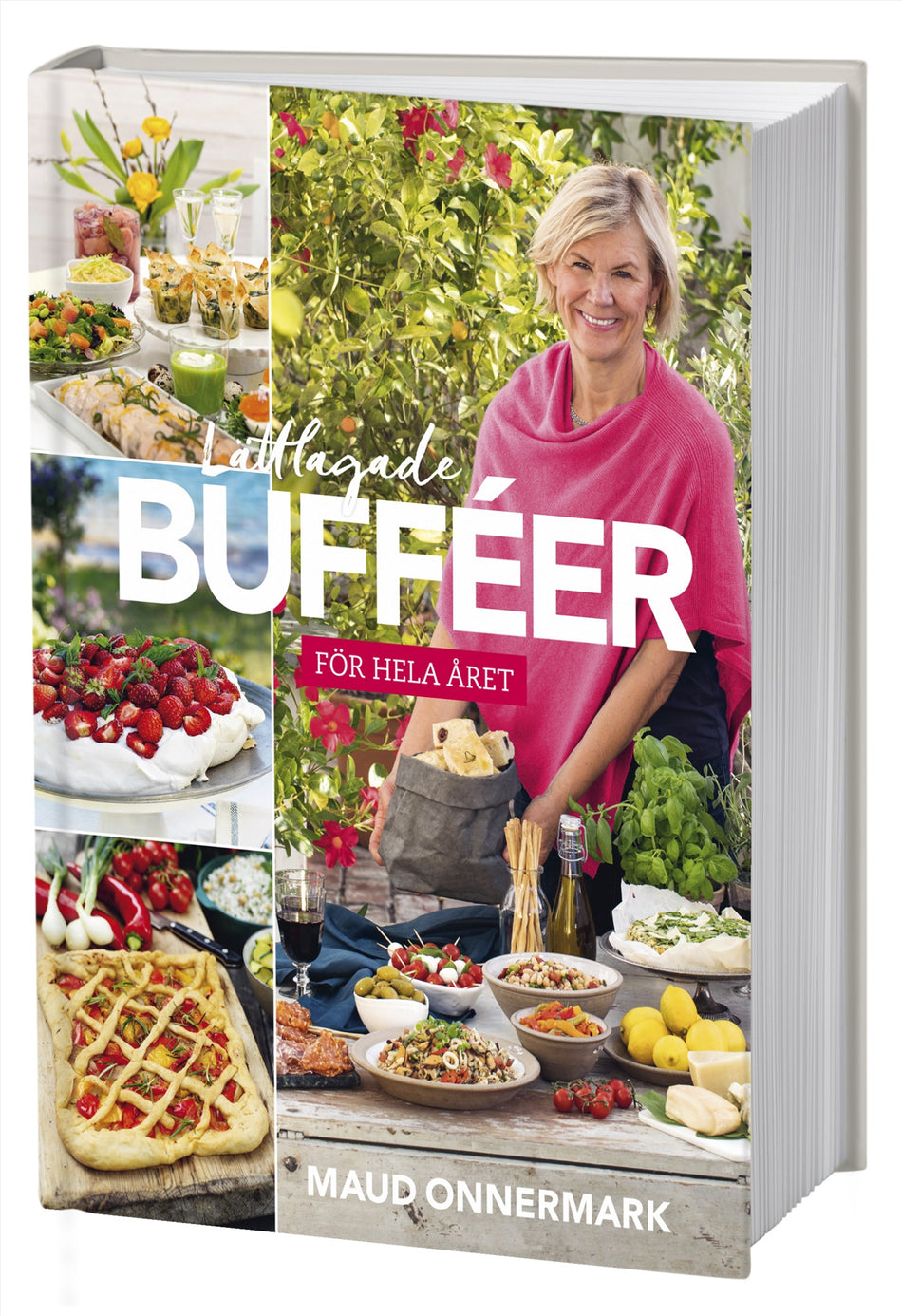Valokuva kirjasta Maud Onnermark Lättlagade bufféer för hela året, kuuluu tuoteryhmään Ruots harrasteet taide.