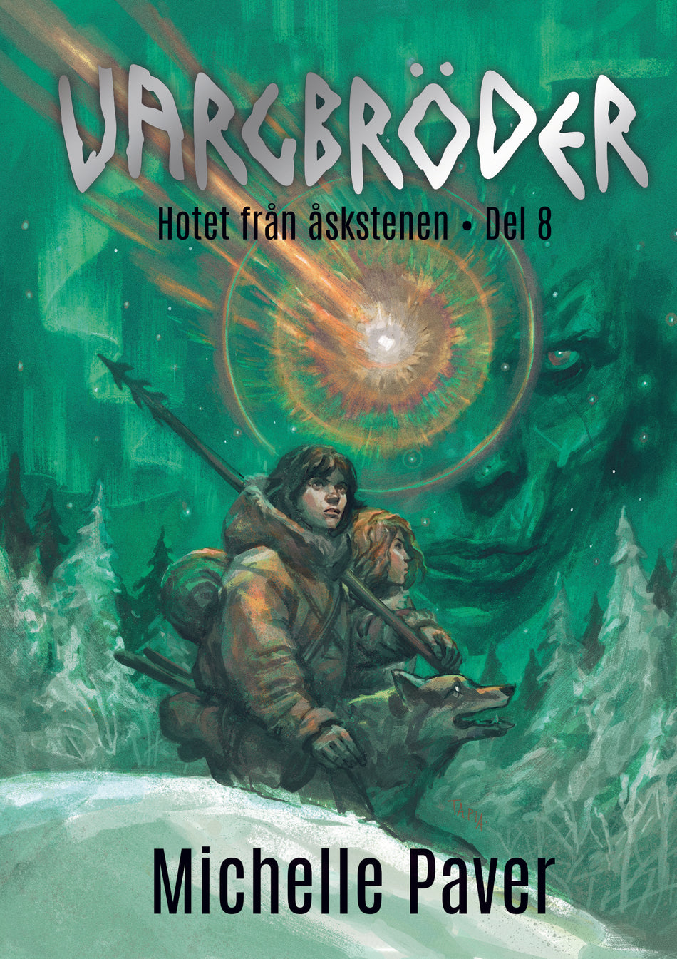 Valokuva kirjasta Michelle Paver Hotet från åskstenen, kuuluu tuoteryhmään Ruots lapset nuoret ja sarjakuvat.