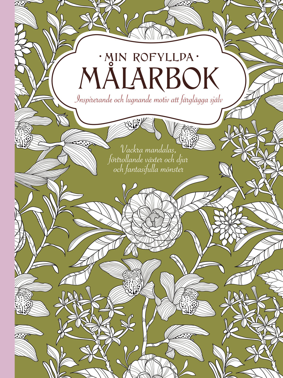 Valokuva kirjasta  Min rofyllda målarbok, kuuluu tuoteryhmään Ruots harrasteet taide.