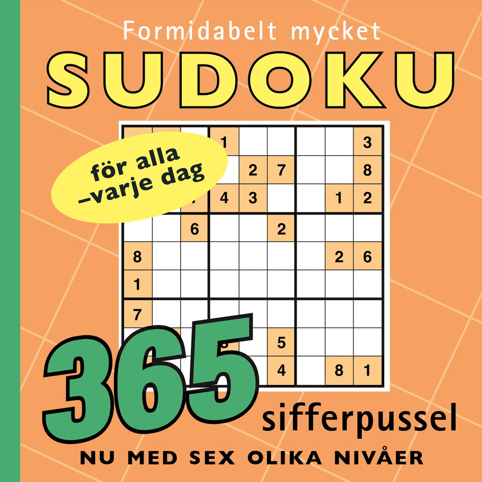 Valokuva kirjasta  Formidabelt mycket sudoku, kuuluu tuoteryhmään Ruots harrasteet taide.
