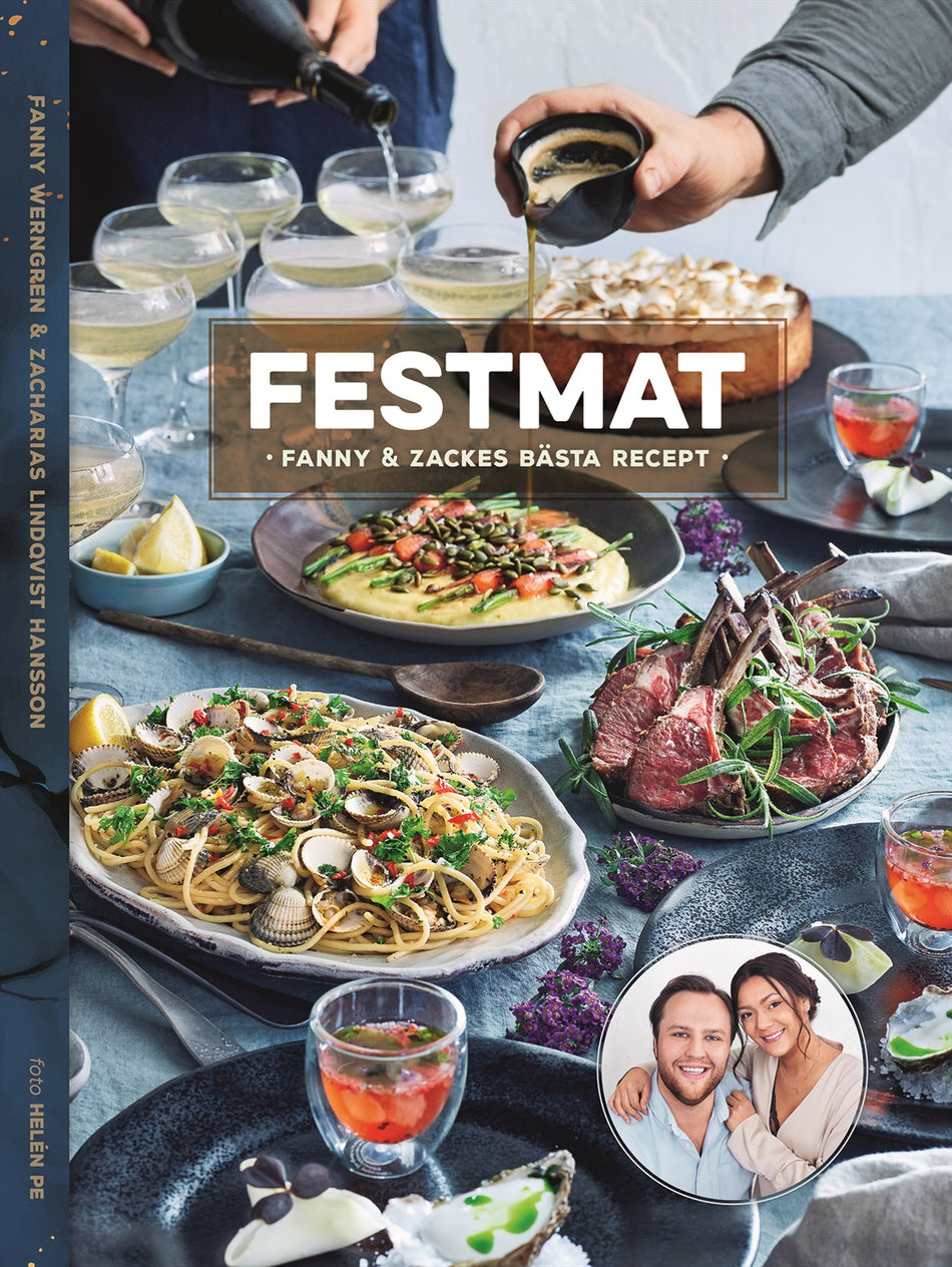Valokuva kirjasta Fanny Werngren / Zacharias Lindqvist Hansson Festmat : Fanny &amp; Zackes bästa recept, kuuluu tuoteryhmään Ruots harrasteet taide.