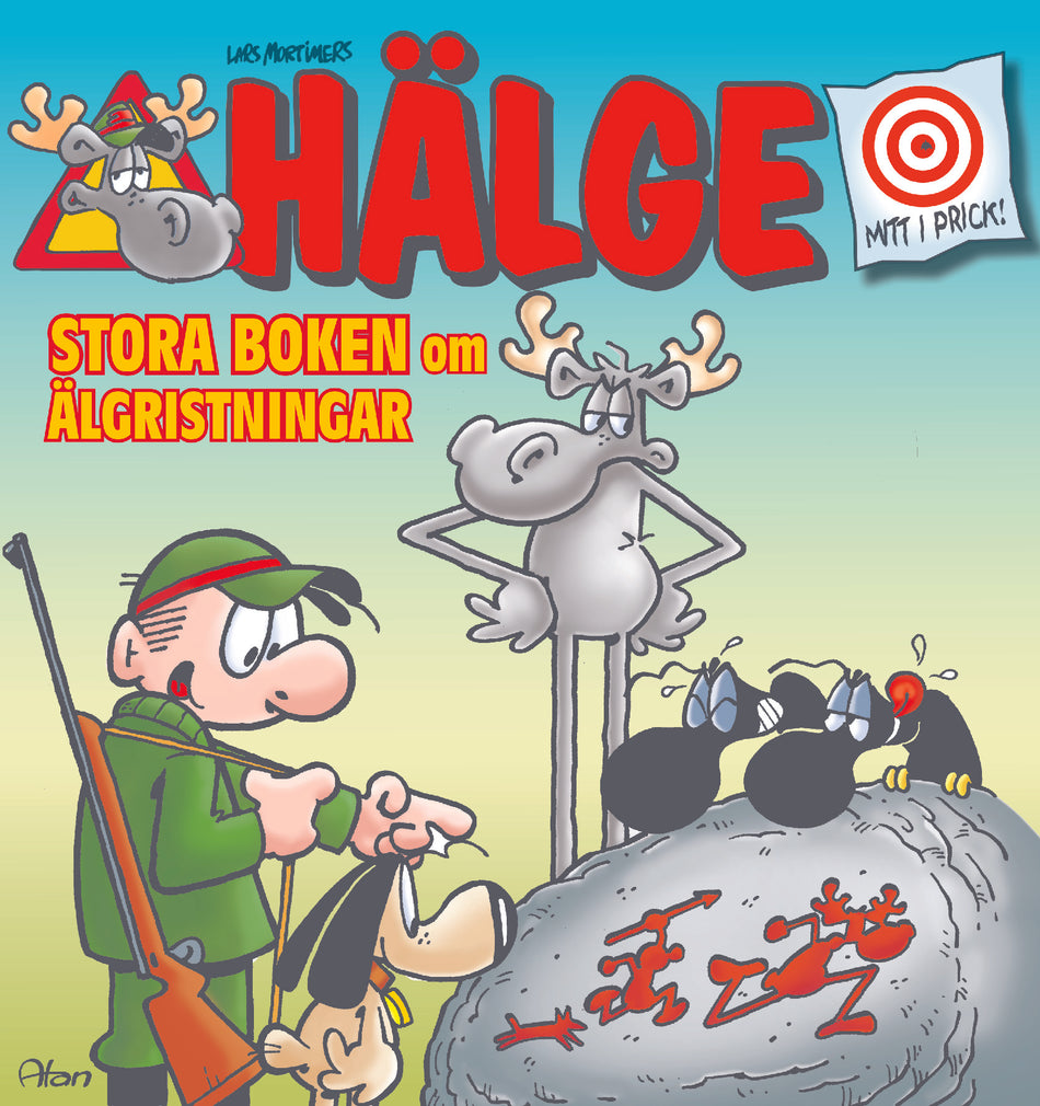 Valokuva kirjasta Lars Mortimer Hälge. Stora boken om älgristningar, kuuluu tuoteryhmään Ruots lapset nuoret ja sarjakuvat.